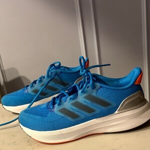 Adidas Kids Blue and Orange Sneakers